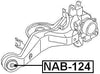 ARM BUSHING REAR ASSEMBLY - Febest # NAB-124 - 1 Year Warranty