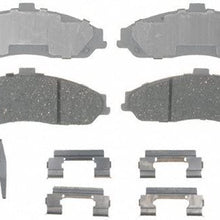 ACDelco 14D731CH Advantage Ceramic Front Disc Brake Pad Set with Hardware