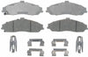 ACDelco 14D731CH Advantage Ceramic Front Disc Brake Pad Set with Hardware