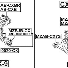 FEBEST MZAB-CXBR Control Arm Bushing