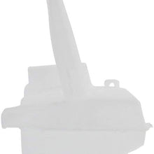 Washer Reservoir Windshield Expansion Tank w/Washer Pump and Fluid Level Sensor Port Without Cap compatible with Vehicles Without Rear Wiper