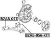 Arm Bushing Front Lower Arm Kit Febest BZAB-056-KIT Oem A1693300707