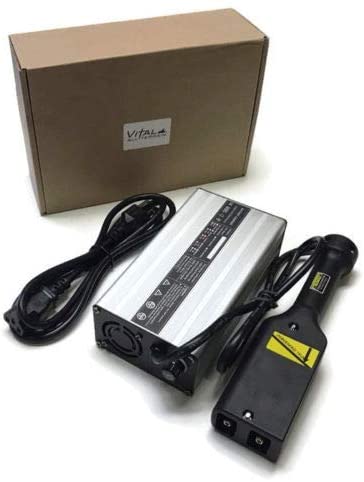 36 Volt 5 Amp Golf Cart Battery Charger for E-Z-GO Powerwise D Connector Plug - Auto Trickle Charge