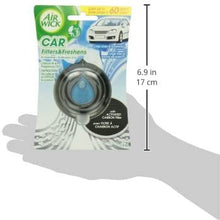 Air Wick Slow Release Car Air Freshener with Carbon Air Filter, Caribbean Lagoon and Hibiscus Flower, 1 Count