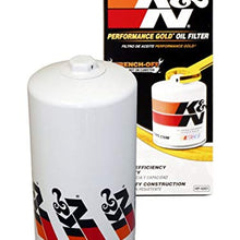 K&N Premium Oil Filter: Protects your Engine: Compatible with Select 1994-2003 FORD (Club Wagon, Super Duty, E350, E450, E550, Excursion, F59, F250, F350, F450, F550, Econoline, Stripped), HP-6001