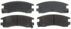 ACDelco 14D714CH Advantage Ceramic Rear Disc Brake Pad Set with Wear Sensor