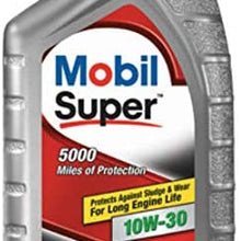 MobilSuper MOS313P6 10W3044; Premium Conventional Motor Oil44; Pack of 6