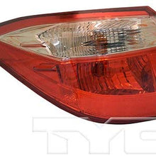 For 2017 Toyota Corolla Tail Light Driver Side CAPA Certified Bulbs Included TO2804130 - Replaces 81560-02B00 ;CE|L|LE|LE ECO; Halogen