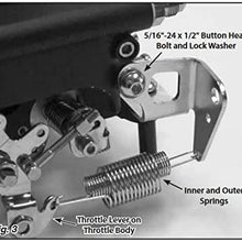 Lokar TCB-40FIT Throttle Cable Bracket Stainless FiTech
