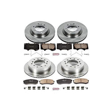 Power Stop KOE5874 Autospecialty Front and Rear Replacement Brake Kit-OE Brake Rotors & Ceramic Brake Pads