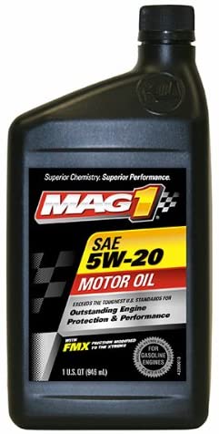 Mag 1 (62943-6PK) 5W-20 API:SN/GF-5 Motor Oil - 1 Quart Bottle, (Pack of 6)