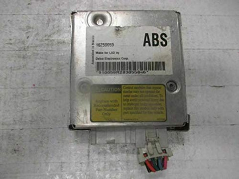 REUSED PARTS ABS Control Module Fits 96-99 Cavalier 16250059