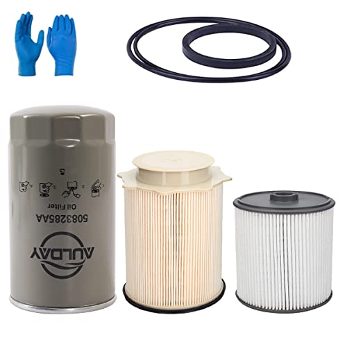 FUEL DIESEL FILTER AND OIL FILTER FITS FOR 2019-21 DODGE RAM 2500 3500 4500 5500 6.7L CUMMINS FUEL FILTER OEM 68436631AA 5083285AA 68157291AA