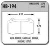 Hawk Performance HB194F.570 HPS Performance Ceramic Brake Pad