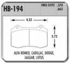 Hawk Performance HB194F.665 HPS Performance Ceramic Brake Pad