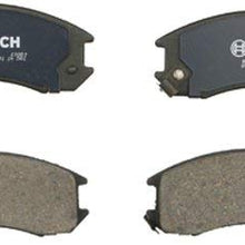 Bosch BC399 QuietCast Premium Ceramic Disc Brake Pad Set For Ford: 1989-1992 Probe; Mazda: 1988-1992 626, 1988-1992 MX-6; Front