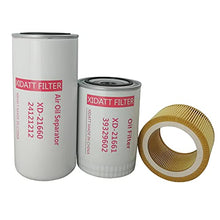 24121212 39329602 88171913 (Oil Separator+Oil Filter+Air Filter) Filter Kit Compatible with AirCompressor,XIDATT Filter Replacement Kit