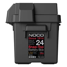 NOCO HM300BKS Group 24 Snap-Top Battery Box For Marine, RV, Camper And Trailer Batteries