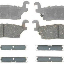 ACDelco 14D1120CH Advantage Ceramic Rear Disc Brake Pad Set with Hardware