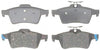 ACDelco 14D1095CH Advantage Ceramic Rear Disc Brake Pad Set with Hardware