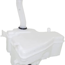 Windshield Washer Tank Assembly Compatible with Lexus IS250/IS350 14-16 W/Cap Inlet Pump and Sensor W/Headlamp Washer Holes