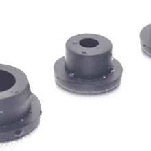 2 Set of 6 Pieces Tailgate Rubber Plug for Jeep Wrangler Tramp Stamp Tire Carrier Removable JK Rear Door Body Plugs 2007 models and more