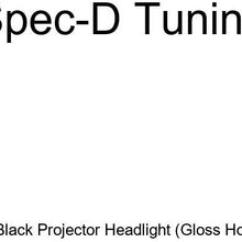 Spec-D Tuning LHP-FUS06G-TM Black Projector Headlight (Gloss Housing Smoke Lens)