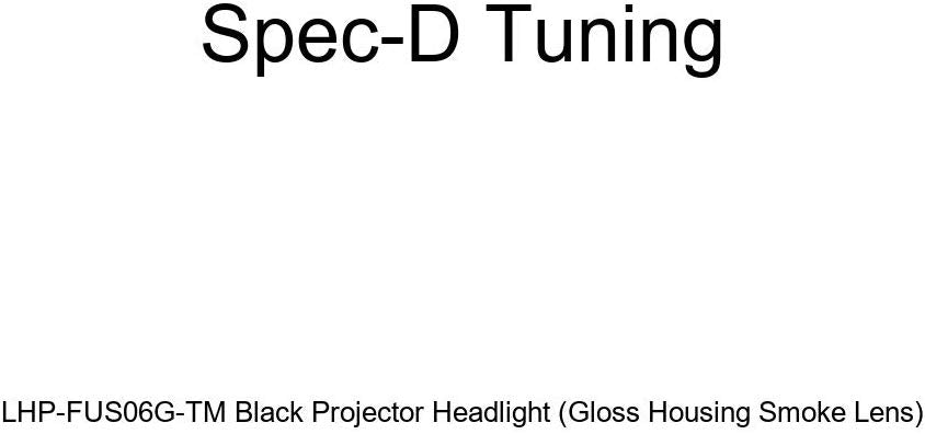 Spec-D Tuning LHP-FUS06G-TM Black Projector Headlight (Gloss Housing Smoke Lens)