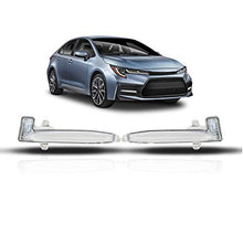 2 pcs Front Left and Right Bumper Daytime Running Lamp Set Clear Lens ABS Plastic/Polycarbonate Lens