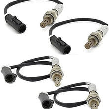 Kwiksen 4pcs Oxygen Sensor 1 Sensor 2 Upstream Downstream Replacement for Ford Expedition 4.6L/5.4 1999 2000 2001 2002 Replacement for F-150 F250 4.2/4.6L/5.4L 1999 Replacement 234-4046 234-4127