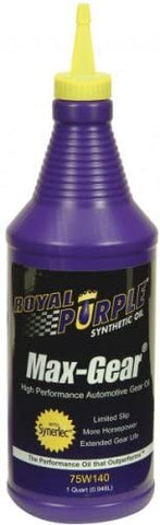 Royal Purple Max Gear Synthetic Gear Oil75W1401 Quart Bottle