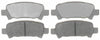 ACDelco 14D770M Advantage Semi-Metallic Rear Disc Brake Pad Set