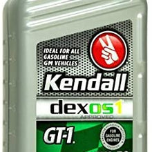 Kendall Genuine GT-1 DEXOS1 5W-30 Motor 1060949 Oil Ideal for All Gasoline GM Vehicles - 1 Quart Bottle