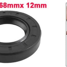 Double Lip Metal Spring Grease Oil Shaft Seal TC 40 x 68 x 12mm