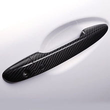 1 Set Sport Carbon Fiber Style Door Handle Cover Trim for Mazda 2 3 6 CX-3 CX-5 CX-9 (with Keyless Holes)