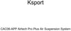 KSport CAC06-APP Airtech Pro Plus Air Suspension System