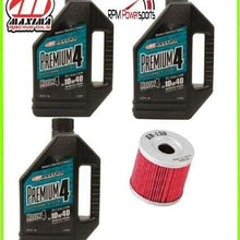 RPM Suzuki Z400 QUADSPORT 03–09:12-14 Maxima Premium 4-Stroke Oil 10W-40 OiI KIT