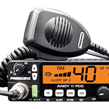 New President Andy II 12/24V FCC CB Radio with Weather Channel/Alert, Scan, USB Port, VOX and Much More!