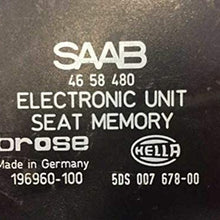 REUSED PARTS Chassis ECM Memory VIN E 4th Digit Seat Fits 99-10 SAAB 9-5 0265455332