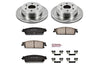 Power Stop KOE2083 Autospecialty Rear Replacement Brake Kit-OE Brake Rotors & Ceramic Brake Pads