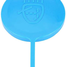 Ejoyous Car Windshield Washer Bottle Cap with Small Ring Cover with Exquisite Appearance for Accord Civic CRV CRX (Blue)