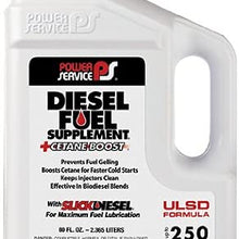 Power Service 1080-06-6PK +Cetane Boost Diesel Fuel Supplement Anti-Freezer - 80 oz., (Pack of 6)