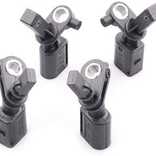 RQBHD 4pcs WHT 003 860 WHT 003 861 WHT 003 862 WHT 003 863 ABS Wheel Speed Sensor for Audi A2 VW Volkswagen Polo 6R 9N (Color : Full Set 4 pcs)