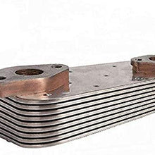 Oil Cooler 2486A217 for Perkins 1104A-44 1104A-44T 1104A-44TA 1104C-44 1104C-44T 1104C-44TA 1104C-E44T 1104C-E44TA 1104D-44 1104D-44T 1104D-44TA