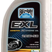 BEL-RAY EXL MINERAL 4T ENGINE OIL 20W-50 (1L), Manufacturer: BEL-RAY, Manufacturer Part Number: 99100-B1LW-AD, Stock Photo - Actual parts may vary.