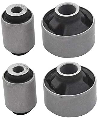 4Pcs Car Front Lower Control Arm Bushing for Subaru XV Impreza 20204-AG011 20204AJ000 (Black and Silver)