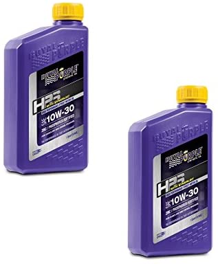 Royal Purple 31130 Case of 2 HPS 10W30 Synthetic Motor Oil with Synerlec 1 Quart