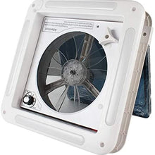 Z.L.F.J.P Camper Motorhome CE 11'' 3 Speeds Adjustable Anti UV ABS with LED Light 12V Caravan RV Roof Vent Fan