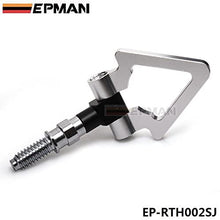 EPMAN Racing Billet Aluminum Triangle Ring Tow Hook Front Rear For BMW European Car Trailer (Green)