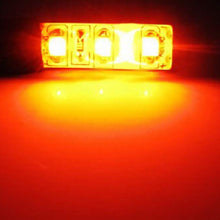 iJDMTOY 3-SMD LED Cup Holder, Glove Box, Ashtray Accent Lighting Strip Lights, Brilliant Red